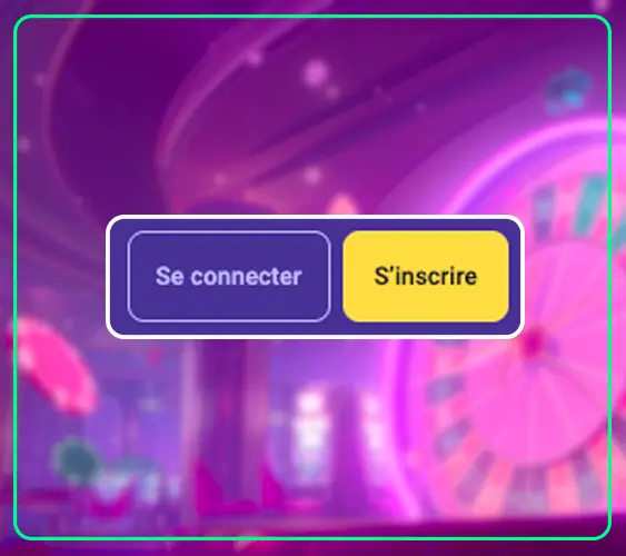 Bouton « Connexion et inscription »